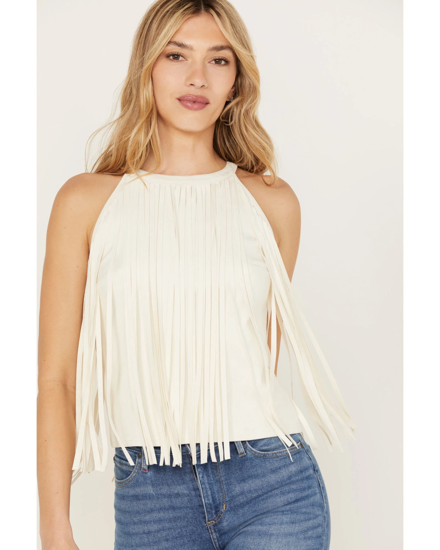 Idyllwind Women's Madie Faux Suede Fringe Tank 5 Idyllwind Women's Madie Faux Suede Fringe Tank - Image 3