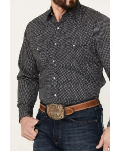 Ely Walker Men's Geo Print Long Sleeve Western Snap Shirt - Tall 8 Ely Walker Men's Geo Print Long Sleeve Western Snap Shirt - Tall -Cowboy Wear Shop 2000386620 001 P3