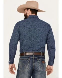 Ely Walker Men's Paisley Print Long Sleeve Western Snap Shirt 9 Ely Walker Men's Paisley Print Long Sleeve Western Snap Shirt -Cowboy Wear Shop 2000386634 410 P4