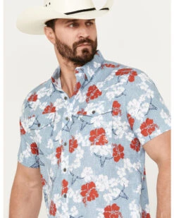Ariat Men's VentTEK Aloha Fitted Western Performance Shirt -Cowboy Wear Shop 2000387299 450 P2