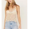 Miss Me Women's Crochet Sleeveless Tank 2 Miss Me Women's Crochet Sleeveless Tank -Cowboy Wear Shop 2000387330 110 P1