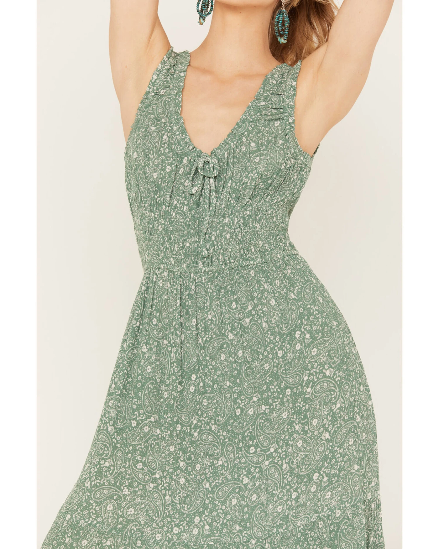 Patrons Of Peace Women's Smocked Waist Lennox Dress 5 Patrons Of Peace Women's Smocked Waist Lennox Dress - Image 3