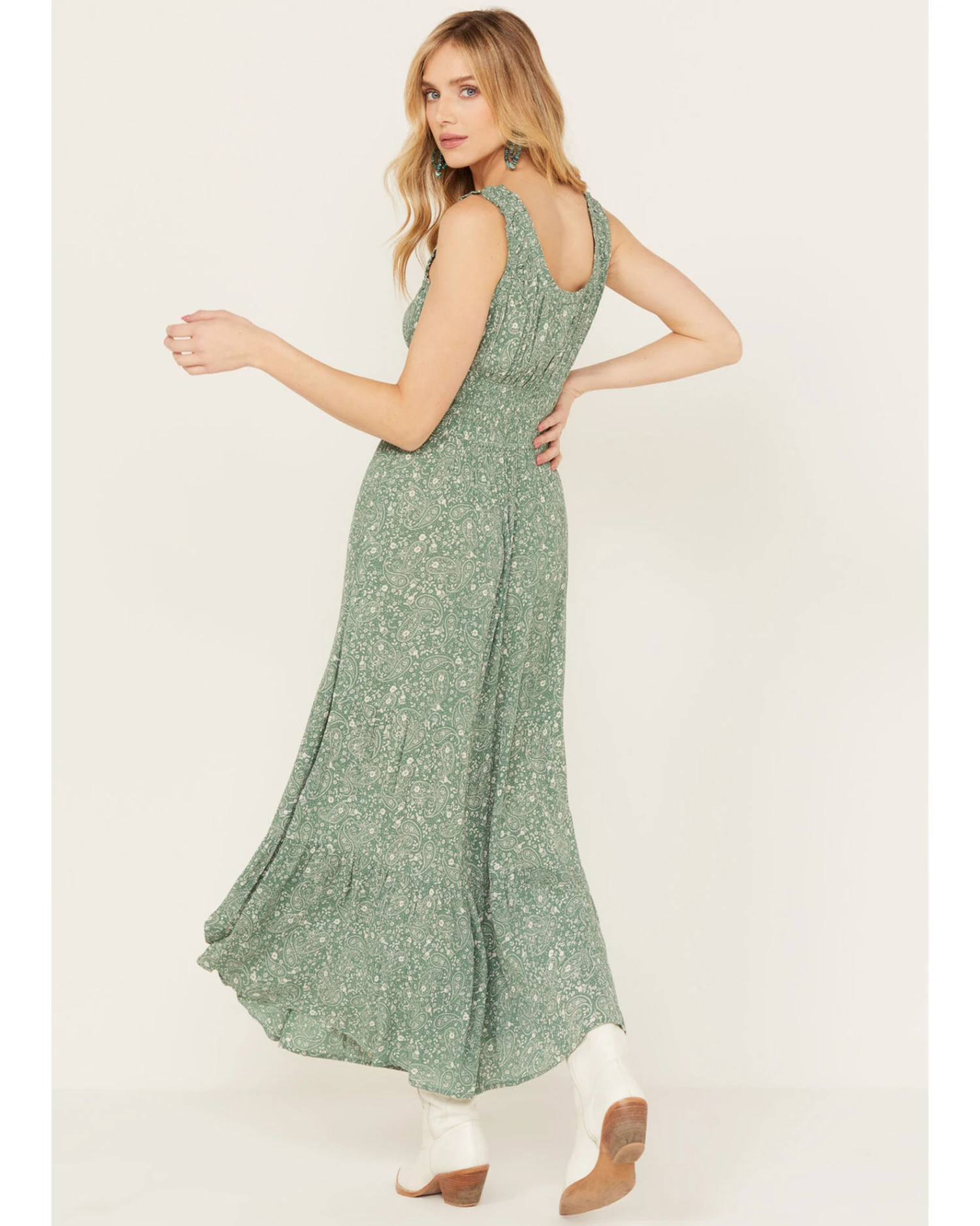 Patrons Of Peace Women's Smocked Waist Lennox Dress 6 Patrons Of Peace Women's Smocked Waist Lennox Dress - Image 4