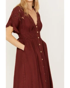 Free People Women's Colette Maxi Dress -Cowboy Wear Shop 2000387970 203 P3