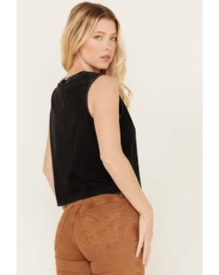 White Crow Women's Yeehaw Americana Cropped Graphic Tank -Cowboy Wear Shop 2000388269 001 P4