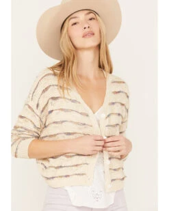 Molly Bracken Women's Striped Button Down Cardigan  -Cowboy Wear Shop 2000388360 110 P3