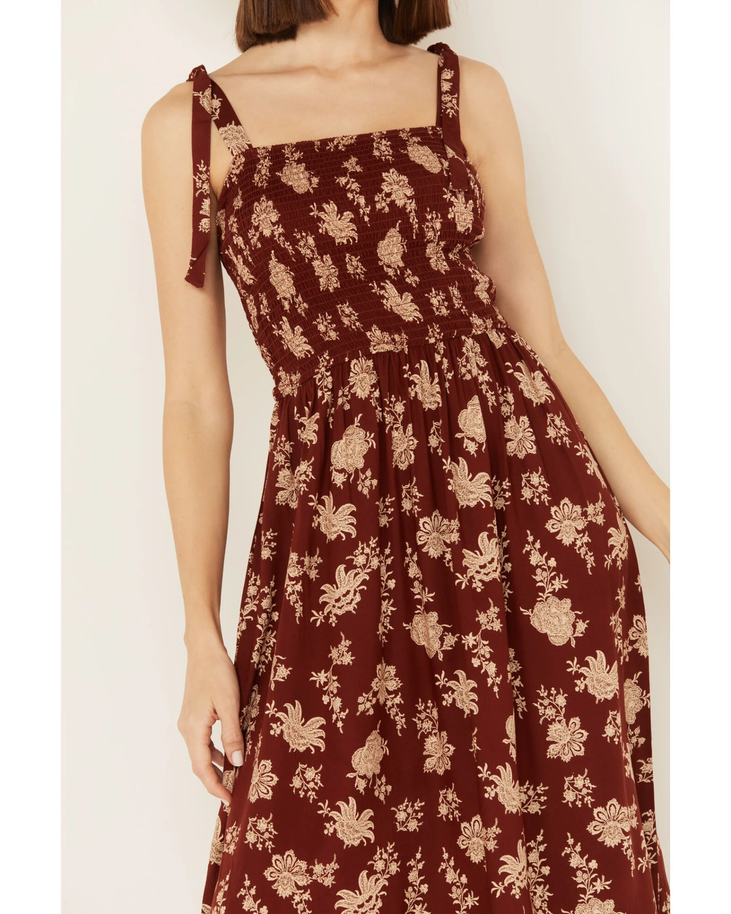 Cotton & Rye Women's Floral Print Sleeveless Midi Dress 5 Cotton & Rye Women's Floral Print Sleeveless Midi Dress - Image 3
