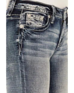 Miss Me Women's Medium Wash Mid Rise Americana Dreamcatcher Stretch Bootcut Jeans 9 Miss Me Women's Medium Wash Mid Rise Americana Dreamcatcher Stretch Bootcut Jeans -Cowboy Wear Shop 2000388616 420 P4