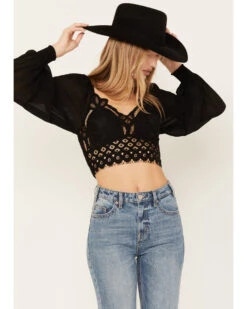 Flying Tomato Women's Forever Exquisite Woven Top