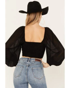 Flying Tomato Women's Forever Exquisite Woven Top -Cowboy Wear Shop 2000388702 001 P4