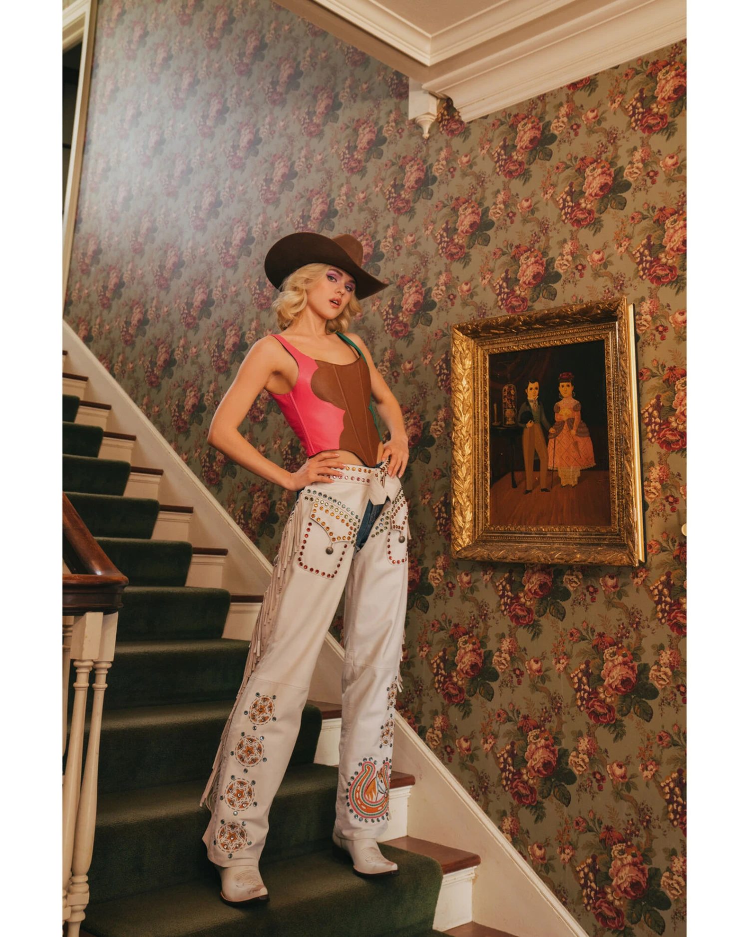 Understated Leather Women's Neon Moon Bustier 3 Understated Leather Women's Neon Moon Bustier