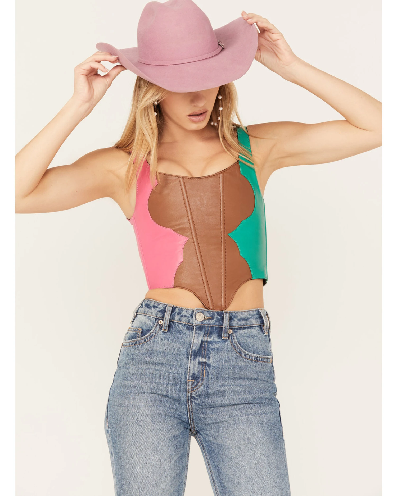 Understated Leather Women's Neon Moon Bustier 4 Understated Leather Women's Neon Moon Bustier - Image 2