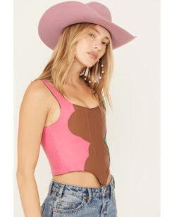 Understated Leather Women's Neon Moon Bustier 8 Understated Leather Women's Neon Moon Bustier -Cowboy Wear Shop 2000389066 900 P3