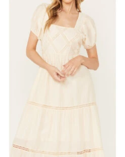 Band Of The Free Women's Crochet Trim Front Maxi Dress -Cowboy Wear Shop 2000392070 103 P3