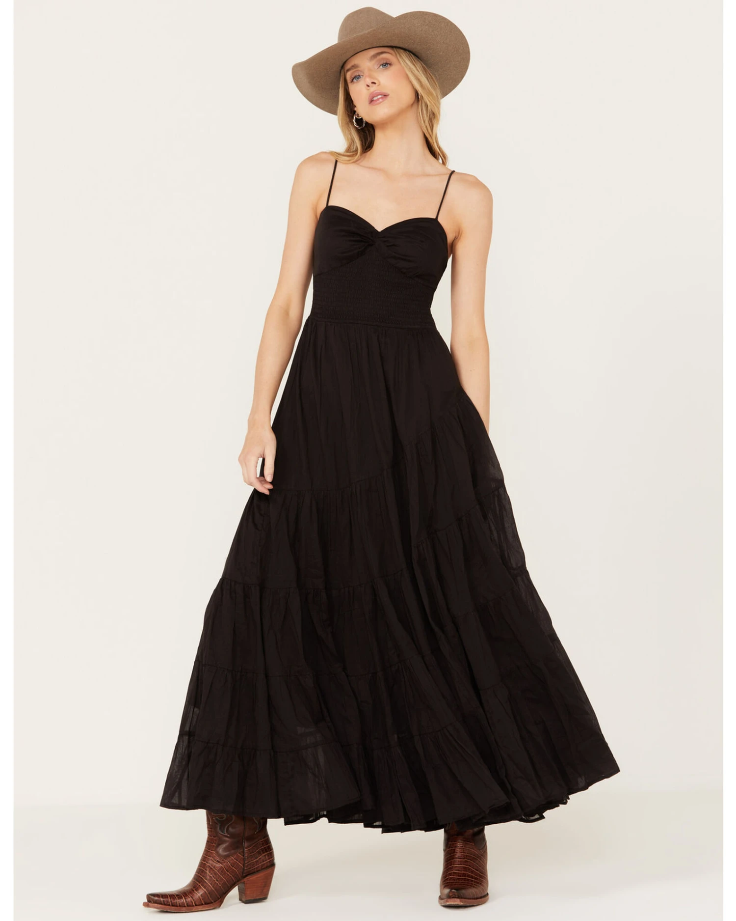 Free People Women's Sundrenched Solid Sleeveless Maxi Dress 3 Free People Women's Sundrenched Solid Sleeveless Maxi Dress