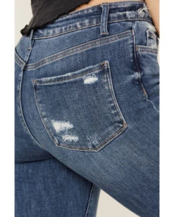 Flying Monkey Women's Best Part Medium Wash High Rise Flare Jeans 9 Flying Monkey Women's Best Part Medium Wash High Rise Flare Jeans -Cowboy Wear Shop 2000394123 414 P4