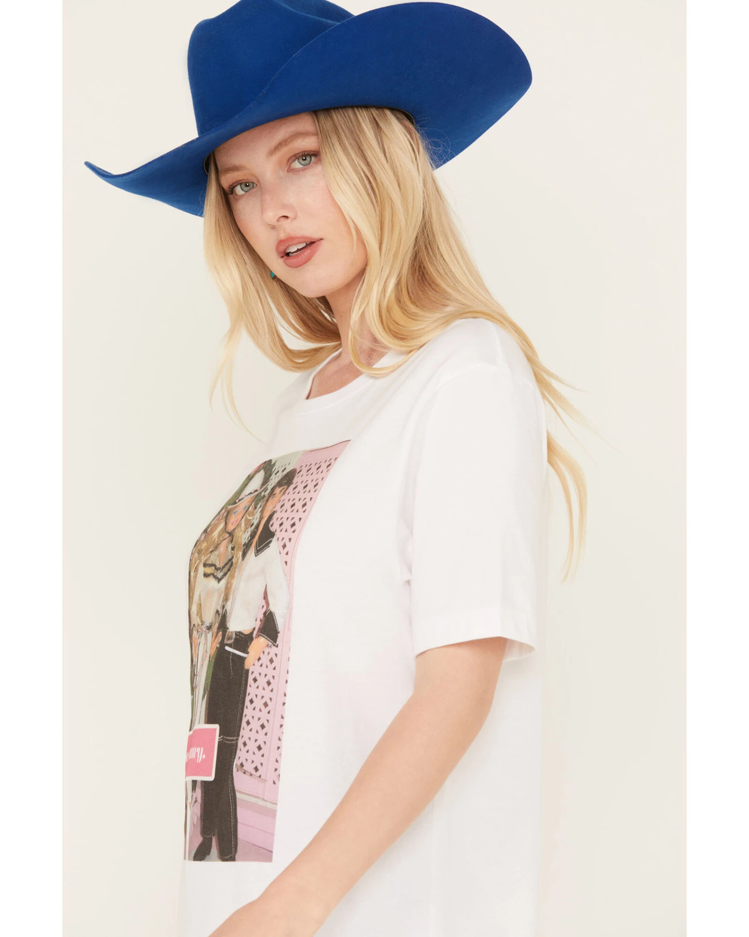 Gina Tees Women's Embellished She's Gone Country Graphic Tee 4 Gina Tees Women's Embellished She's Gone Country Graphic Tee - Image 2